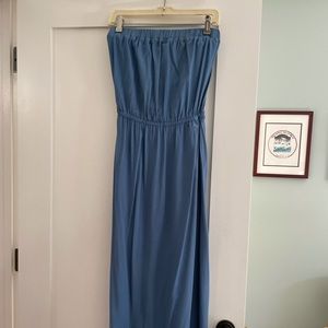 Splendid cerulean blue maxi dress, size S.